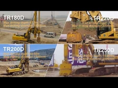 جهاز الحفر الدوراني صغير ومتوسط ​​الحجم Sinovo مثبت على قاعدة أعمال البناء الأصلية CAT