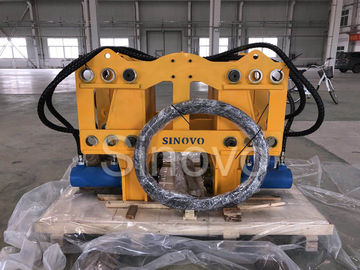 الأصفر الهيدروليكية كومة قواطع AN210 قص جدار العرض 300-800mm ماكس رود الضغط 280kN