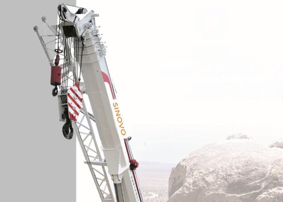 رافعة مجنزرة هيدروليكية تلسكوبية SQ250A 37Ton Lattice Boom Crane بسعر منخفض للبيع