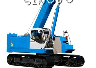 رافعة مجنزرة تلسكوبية هيدروليكية SQ250A للتكديس ، 1.79rpm سرعة الدوران 3m نطاق الرفع