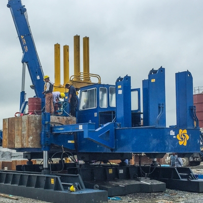 600mm جولة كومة 422t الهيدروليكية سائق كومة ثابت