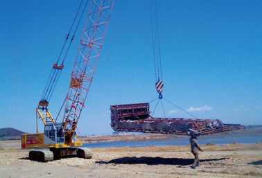 CQUY800 الهيدروليكية الزاحف كرين 80Ton شعرية بوم كرين / ماكس بوم طول13-58 م